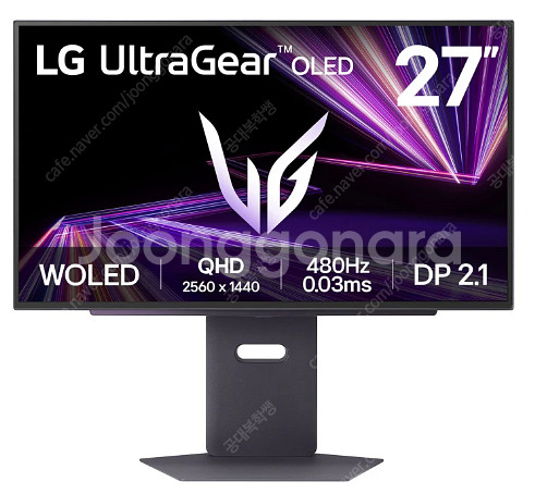 LG전자 울트라기어 게이밍모니터 OLED 27GX790...--0
