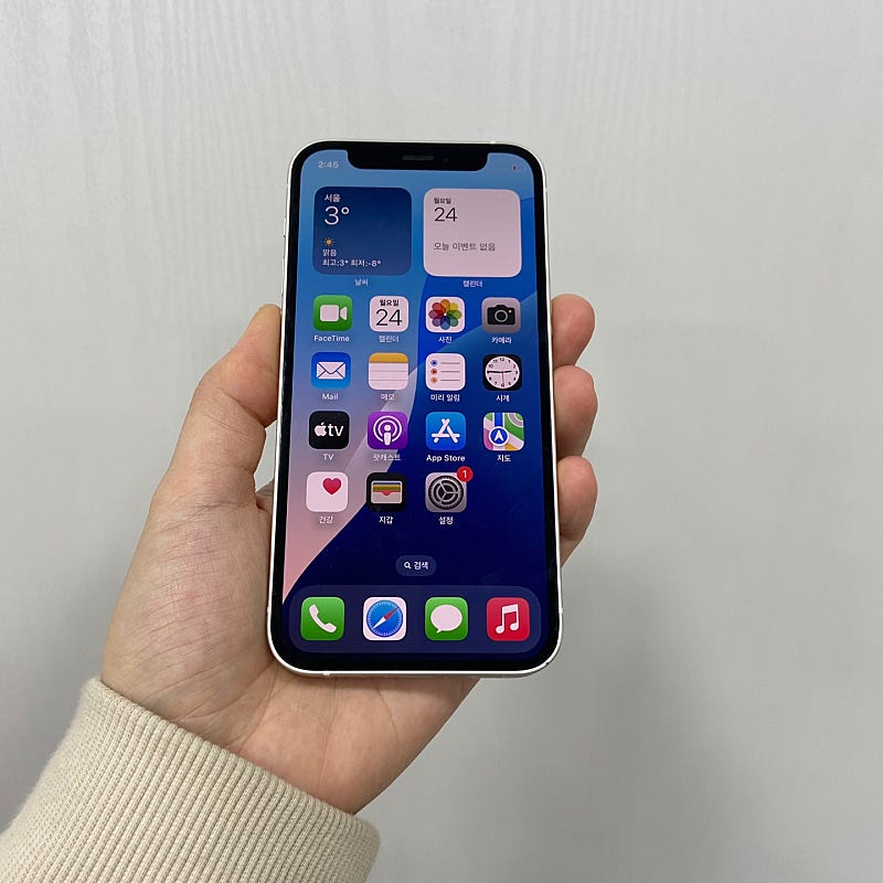 63020 아이폰12미니 화이트 128GB 부산 중고폰...--0