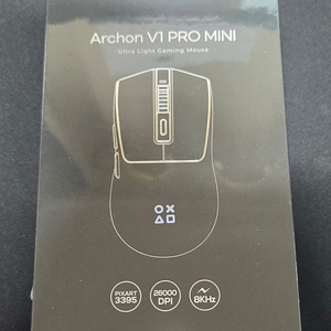 archon V1 PRO MINI 8K 유무선 게이밍 마우스 화이트