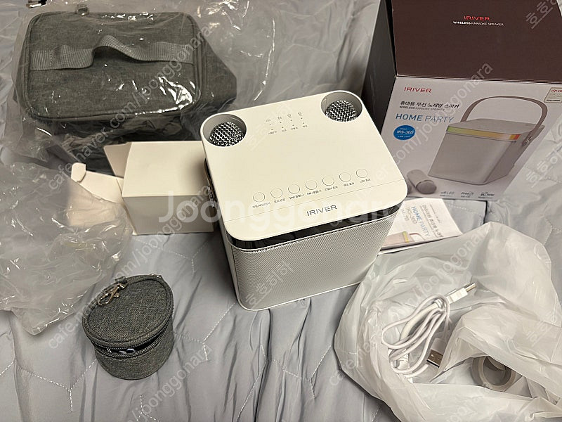 아이리버 홈파티 무선 스피커 블루투스 마이크--0