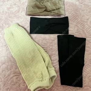 4개 세트 가격 / 핸드워머 + 레그워머 + 헤어밴드 2개 y2k 갸루