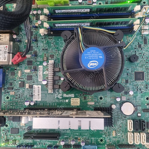e3 1220cpu, 16g램, 슈퍼마이크로보드
