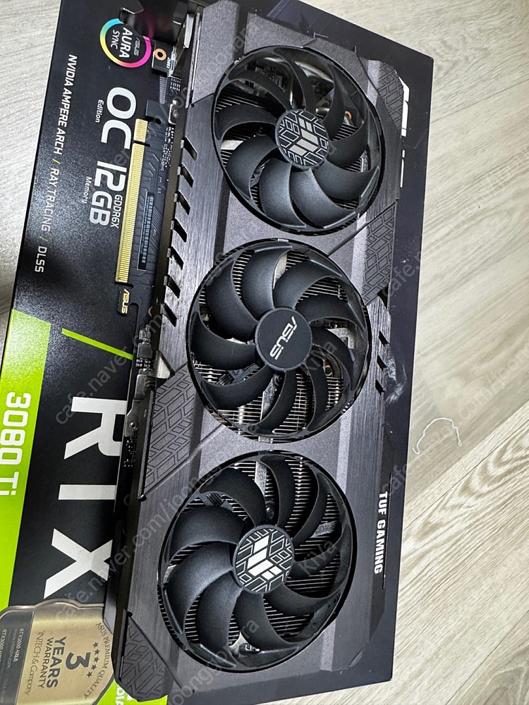asus 3080ti tuf oc 팝니다.--2