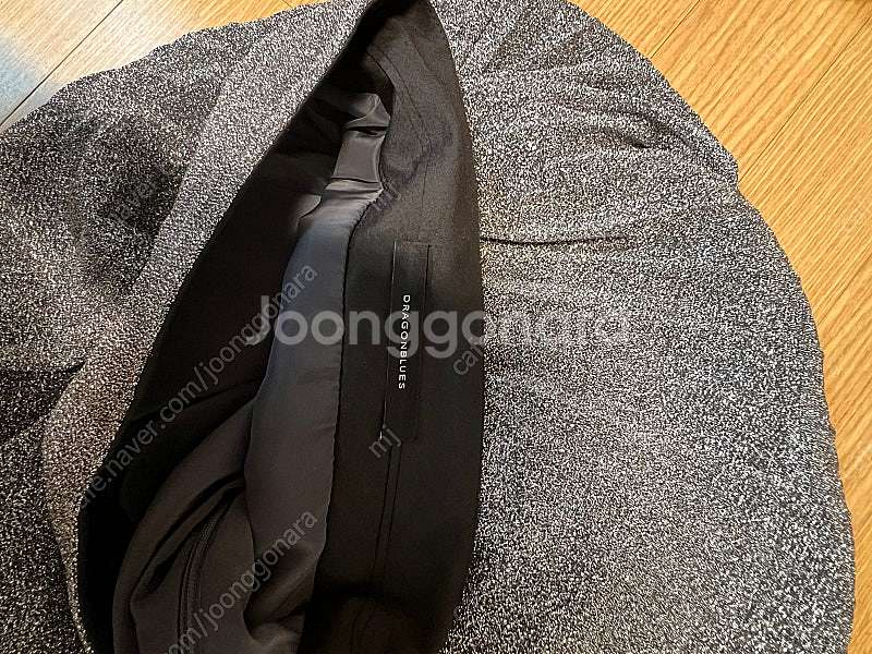 드래곤블루스 글리터 실버 롱 스커트 S사이즈--3