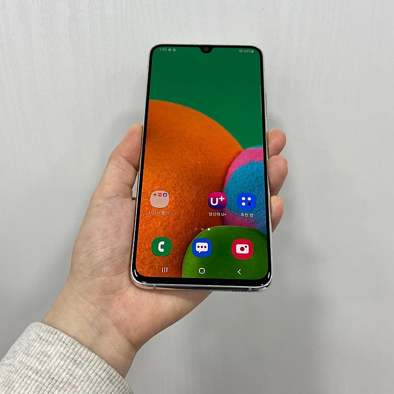 61319 갤럭시A90 5G 128기가 화이트 공기계 ...--0
