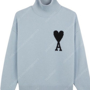 아미 인타르시아 터틀넥 블루