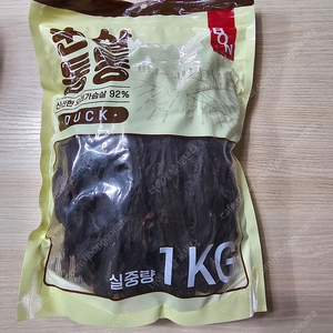 강아지 간식 - 순살통통 오리가슴살 1kg