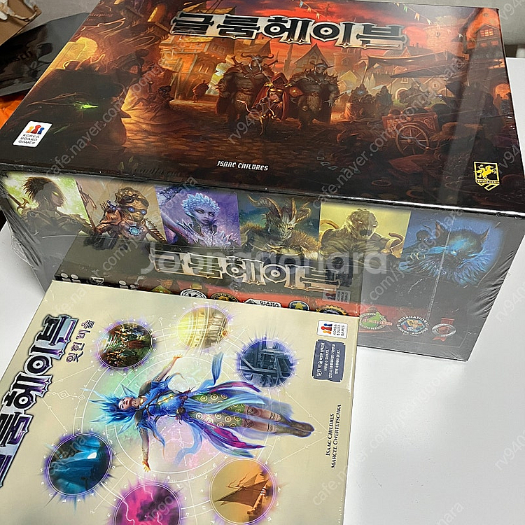 보드게임 글룸헤이븐 + 잊힌 비술 확장 + 리무버블 스...--0