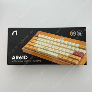 앱코 AR61D 풀 알루미늄 유무선 기계식 키보드