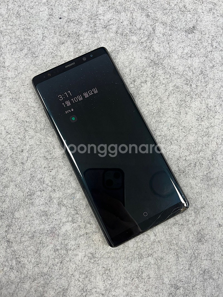 갤럭시노트8 블랙 64G 가성비 단말기 서브용 퀵용 배...--2