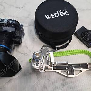 rx100 m5a + 방수하우징 + weefine 광각돔포트 연습용카메라