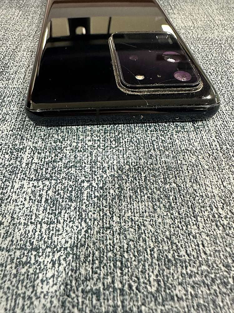 (게임용 서브용) 갤럭시S20울트라 256G 블랙 파손...--5