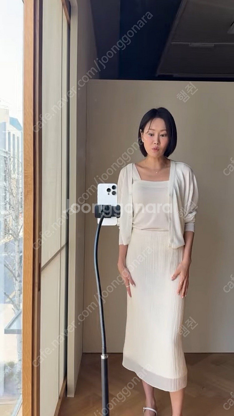 시에 클레르 레이어드 스커트 크림 xs 바배--1