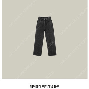 웨어웨더 피터데님 흑청 s 새상품