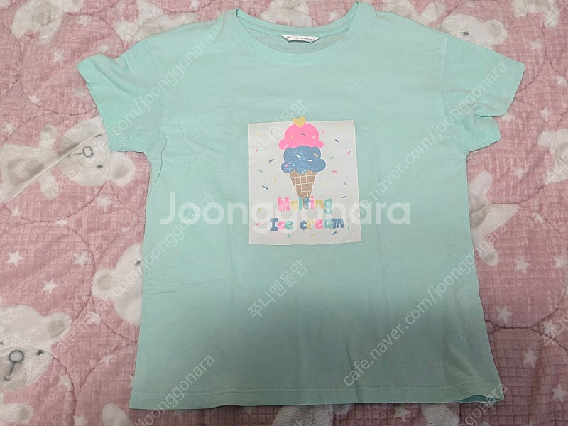 여아 반팔티, 반바지 일괄판매(130)--4