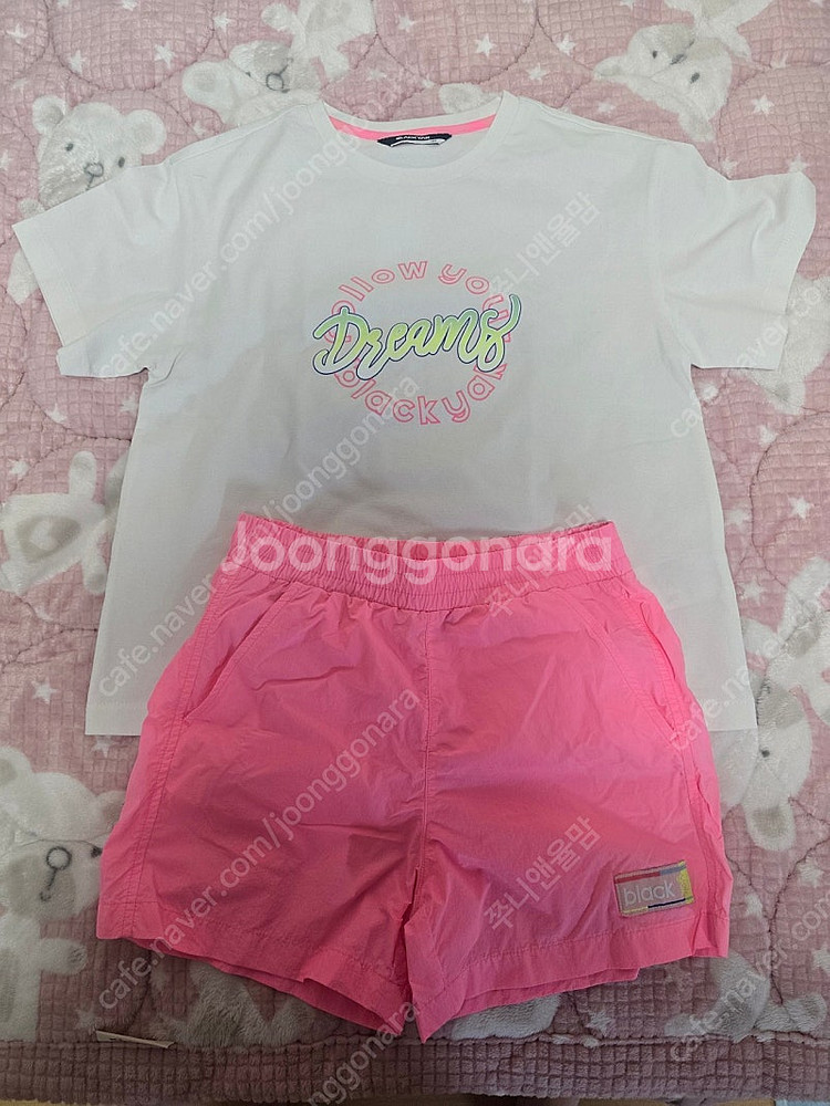 여아 반팔티, 반바지 일괄판매(130)--7