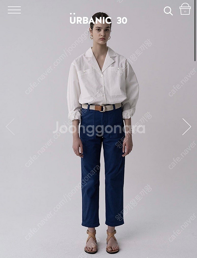 얼바닉30 피터그 블루 팬츠--0