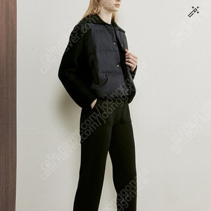 더캐시미어 부클 캐시미어 구스 니트 점퍼 블랙85