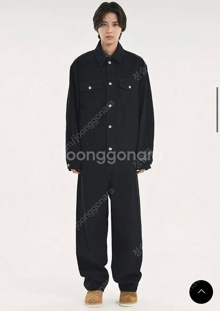 브라운야드 데님 트러커 자켓--1