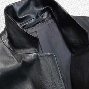 [32/100] 타임 양가죽/레더/자켓,린넨/팬츠 2종