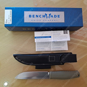 BENCHMADE 202 LEUKU 캠핑 서바이벌용 픽스드 나이프