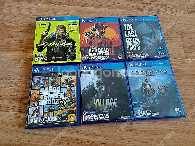 ps4 게임 6종 일괄--0