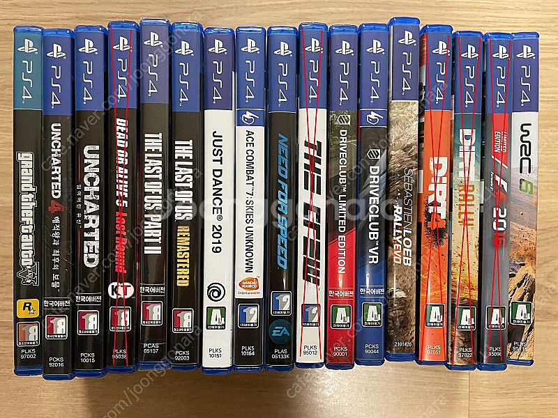 ps4 타이틀 팝니다.--0