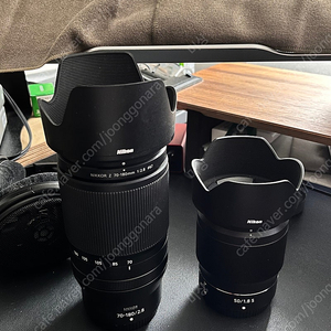 니콘 z50mm f1.8s / z70-180mm f2.8 판매합니다