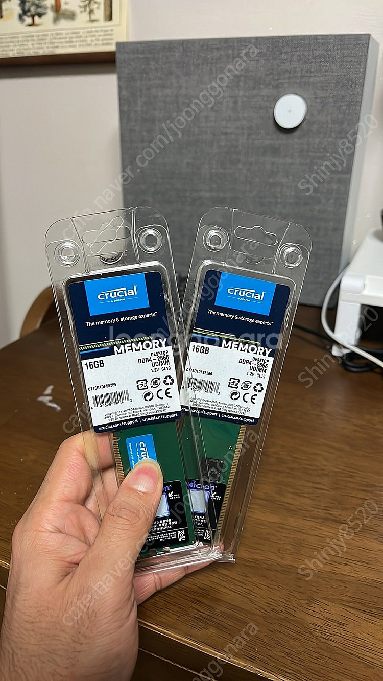 DDR4-2666 16g 2장 판매합니다.--1