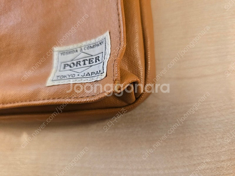 요시다 포터 힙색 인조가죽/카멜컬러 (직거래,택배거래만...--3