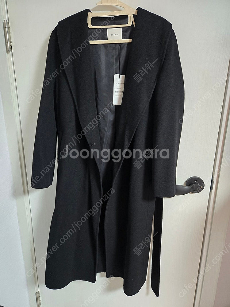 새옷)) 쉬즈미스 캐시미어 코트 블랙 55. 타임 듀엘 나이스클랍 에고이스트 씨씨콜렉트 온앤온 미샤 시스템 sjsj...--3