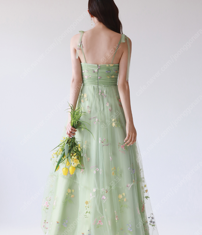 베일즈 웨딩 촬영드레스 [아뜰리에 플로럴 드레스 DRC0869] 웨촬, 스냅, 잔치 유색드레스 팝니다. 이미지