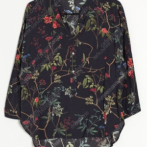자라 플라워패턴 봄블라우스 XS