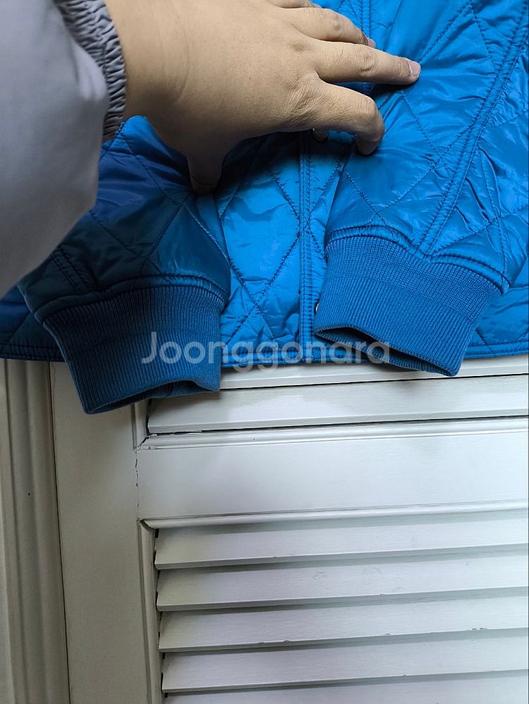 48 (95) 라코스테 누빔 자켓 경량패딩--3