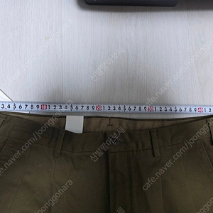 바스통 604(614) 치노 34사이즈 카키색(필드드랩) 새제품