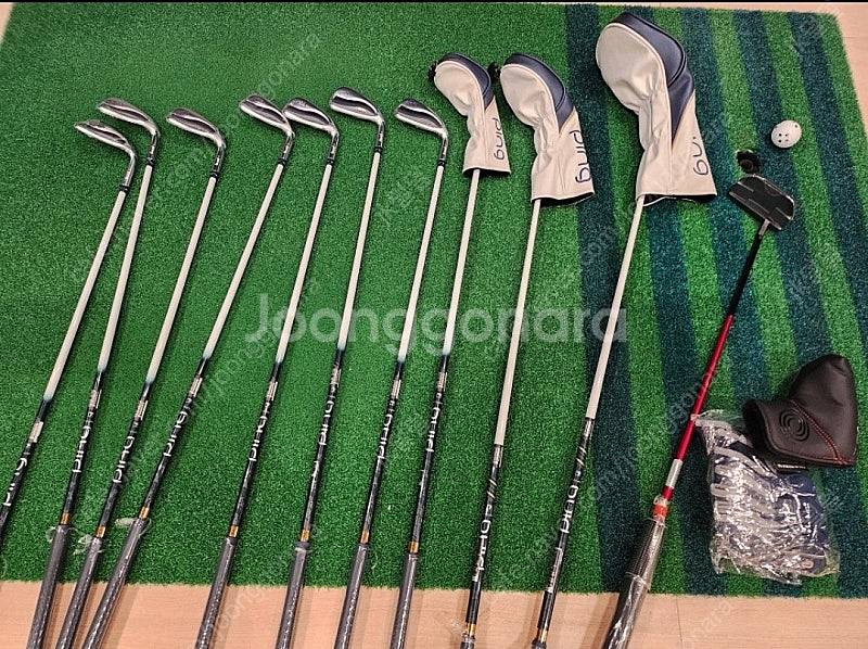여성용 ping 젤3 골프채 풀셋+오딧세이 퍼터+ 파리...--4