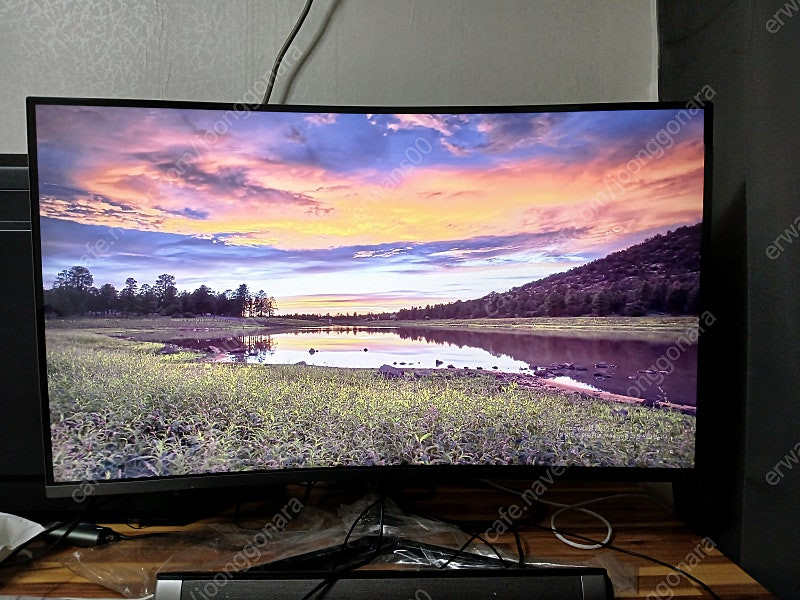 삼성 32인치 144hz qhd 커브드 모니터 이미지