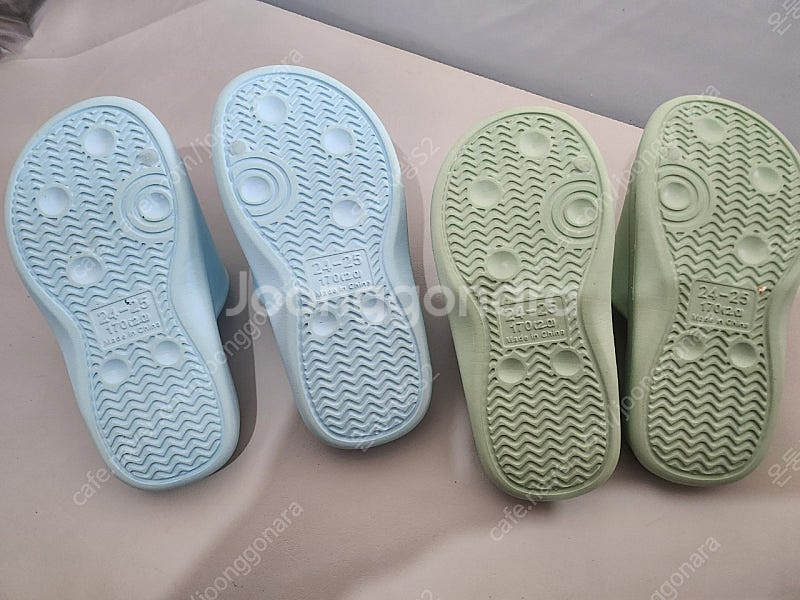 쌍둥이 가능)크록스 샌달 165~170/C10/블루와블랙 2켤레 & 방한화호환용내피& 욕실화(170) 일괄판매--3