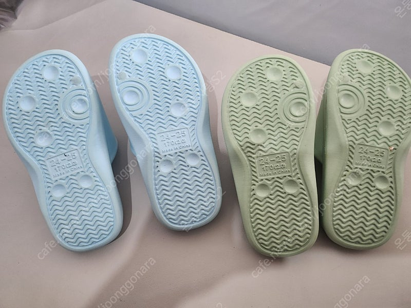 쌍둥이 가능)크록스 샌달 165~170/C10/블루와블랙 2켤레 & 방한화호환용내피& 욕실화(170) 일괄판매--3