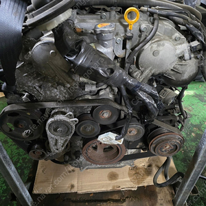 인피니티 G37 VQ37HR 엔진 누적주행거리 170,000KM 탈거 전까지 정상운행했던 차량입니다. 미션, 각종 전장품 제외입니다. 180만원