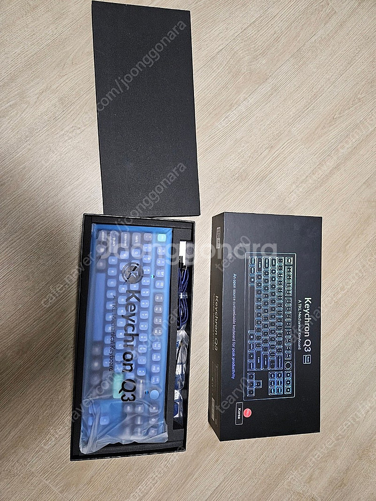 keychron 키크론 Q3 노브 블루 적축 알루미늄 ...--0