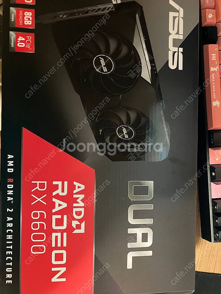 라데온 rx6600 asus dual 8g--0