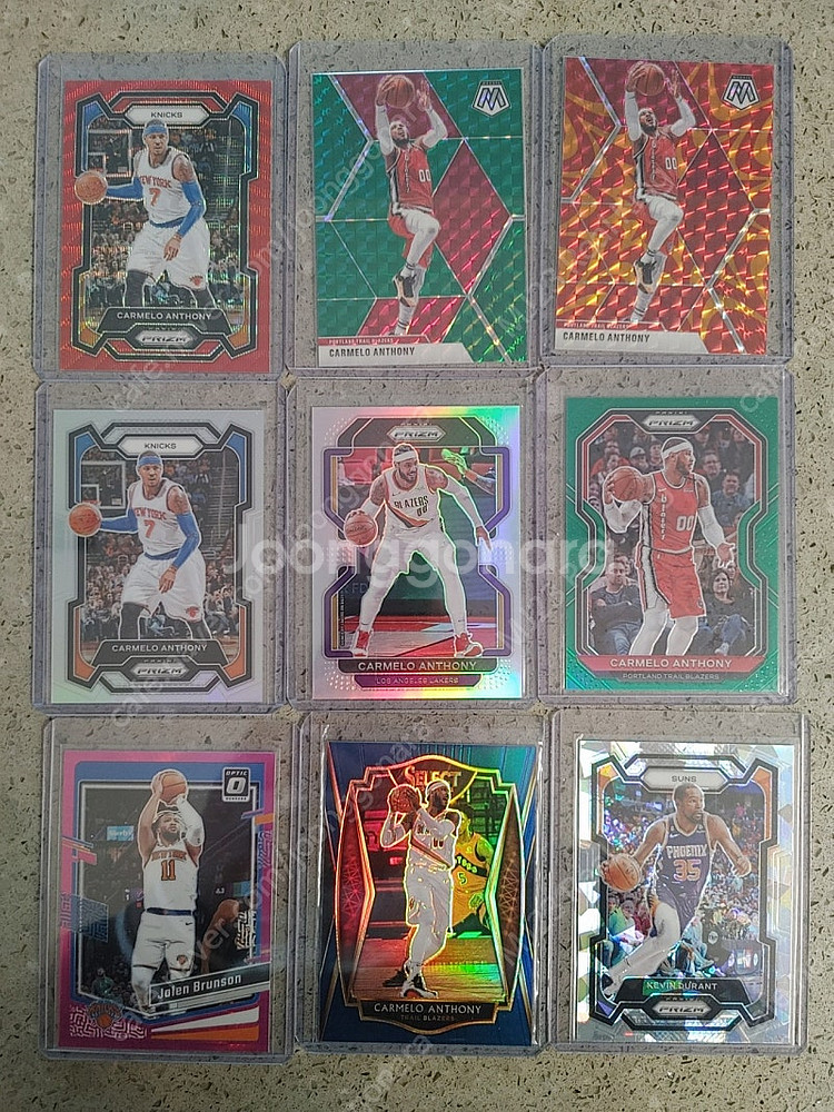 Kawhi mitchell 등 NBA 프리즘 농구 카드...--5