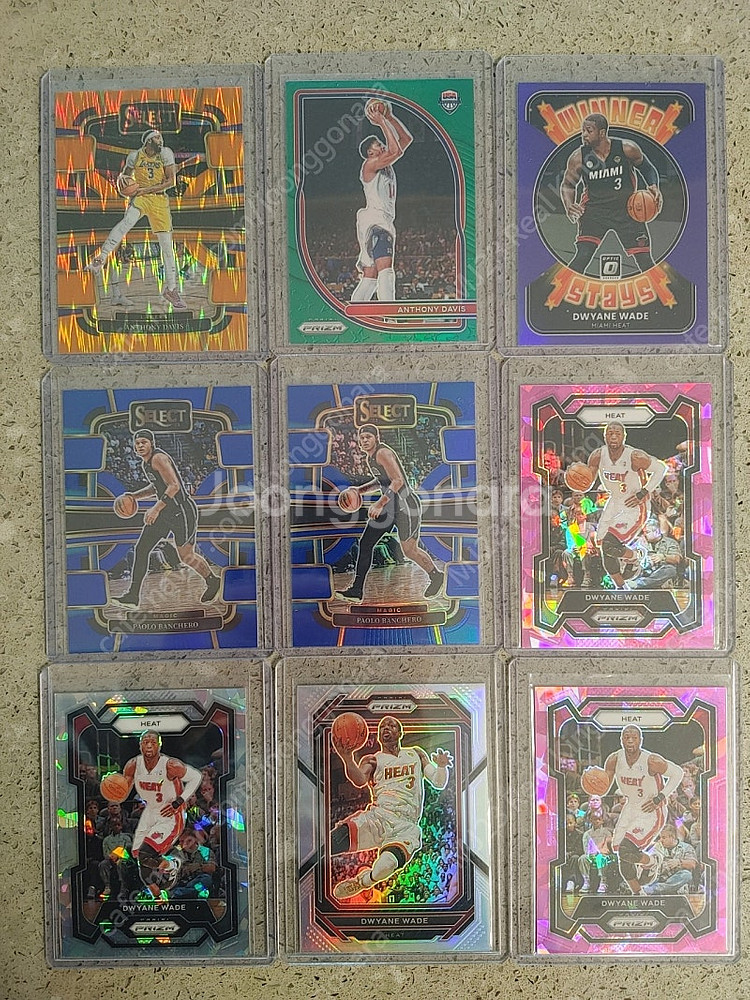 Kawhi mitchell 등 NBA 프리즘 농구 카드...--6