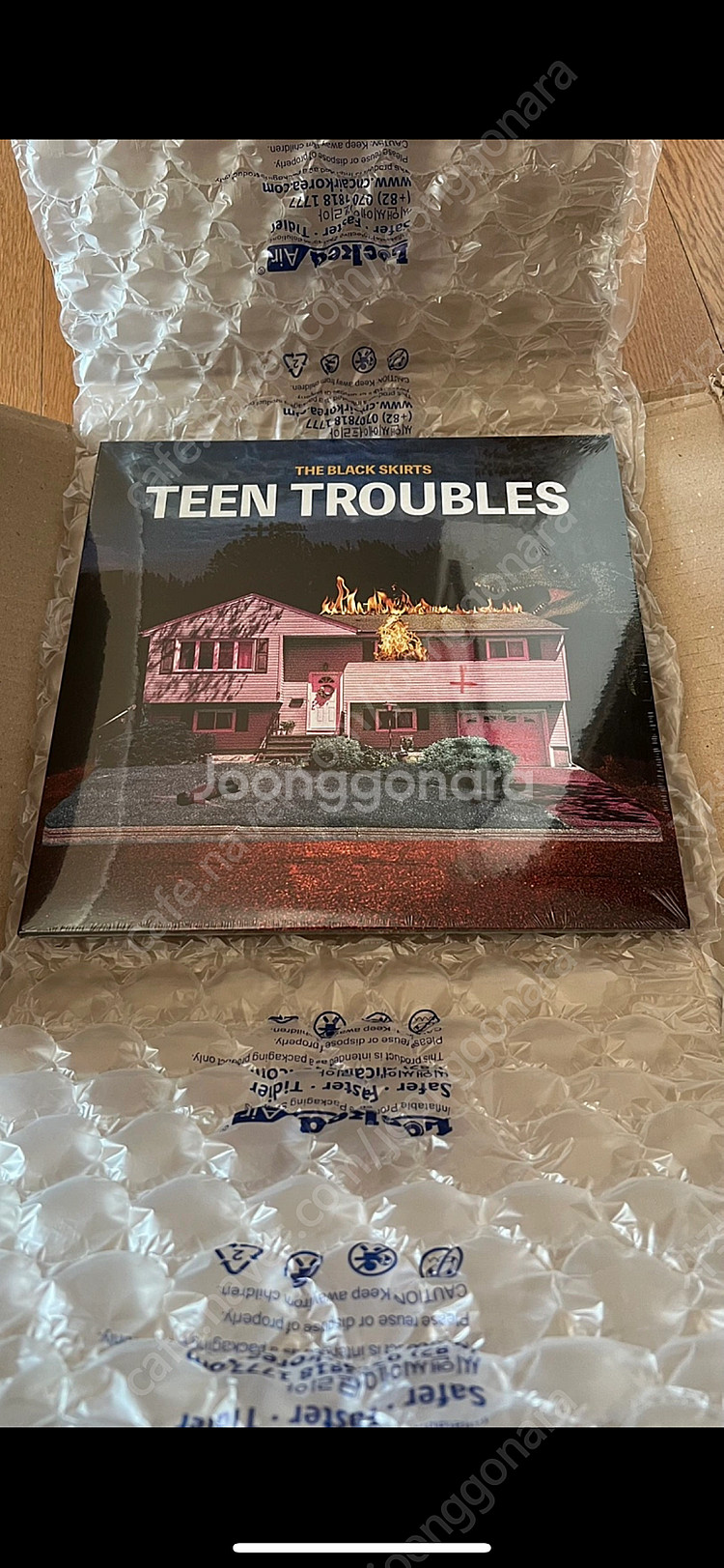 검정치마 TEEN TROUBLES LP 미개봉--0