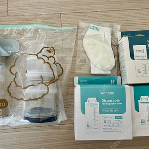 마더케이 일회용젖병 풀팩시지 베이지, 젖병비닐팩