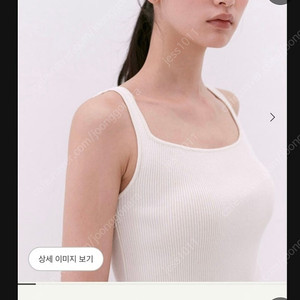 시에 sie 리지 스퀘어넥 슬리브리스 블랙(새상품) 배송비포함