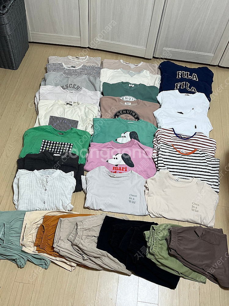 쌍둥이 봄, 간절기, 가을 옷 일괄 (xl,130,13...--0