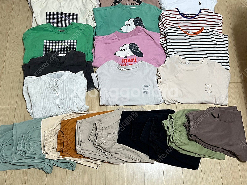 쌍둥이 봄, 간절기, 가을 옷 일괄 (xl,130,13...--4
