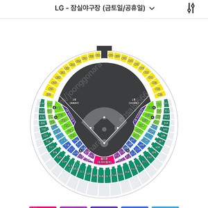 엘지 두산 LG트윈스 두산 금.토.일 2~4연석 판매 네이비석